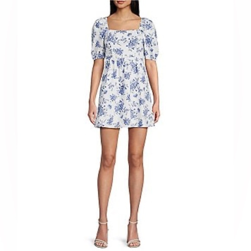 NWT Copper Key Floral Print Mini Dress- Large
